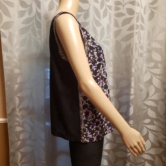 Marc Jacobs Abstract Sleeveless Silk Blouse Size S - Picture 6 of 13